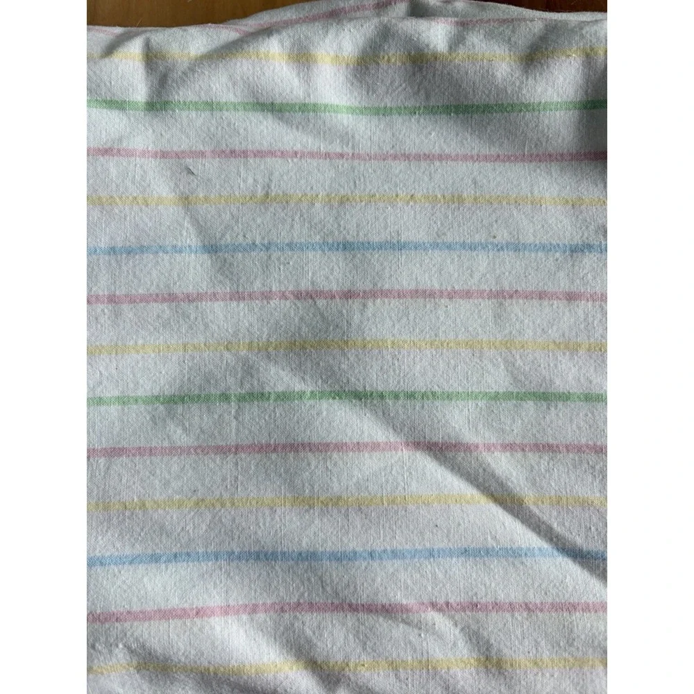 Lot of 7 Vintage  Bed Sheets Floral Shabby Chic Stripes New Variety Of Sizes